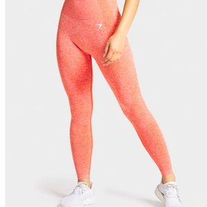 Gymshark Vital Seamless Leggings Orange Marl
